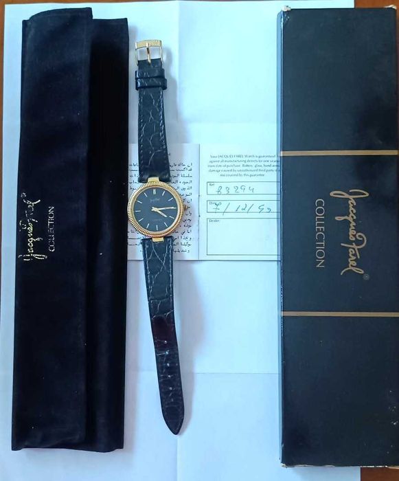 Relógio Jacques Farel Vintage (1993) – Swiss Made – Full Set Impecável
