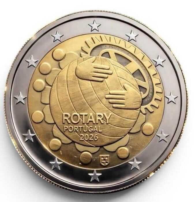 Moeda 2  Euros  Rotary