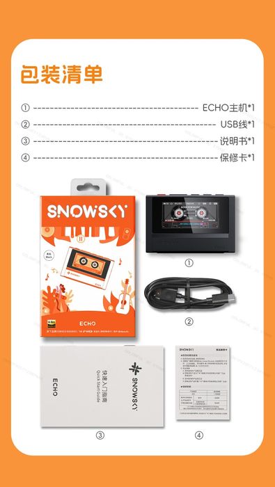 Портативний музичний плеєр FIIO Snowsky ECHO (4GB) sky blue