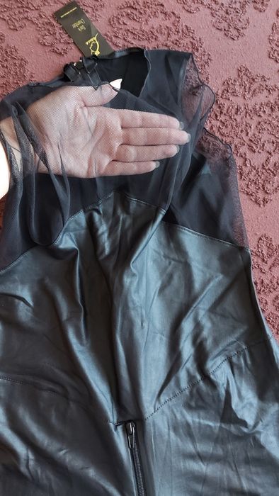 Kombinezon ekoskóra S/M + GRATIS