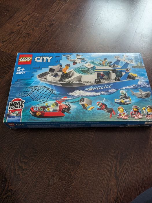 Конструктор Лего city 60277 Катер поліцейського патруля