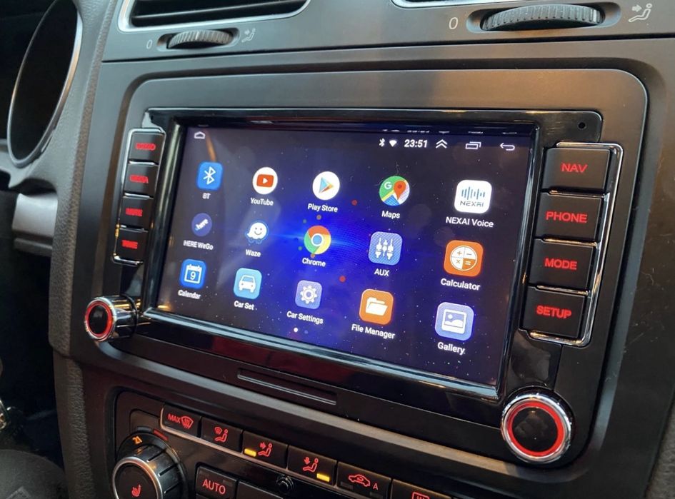 Магнітола vw Passat b6 b7 cc touran caddy Tiguan golf Jetta T5 Skoda