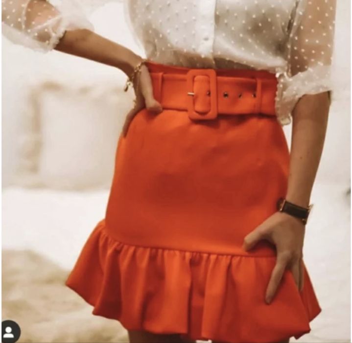 Спідниця яскрава з рюшами Zara