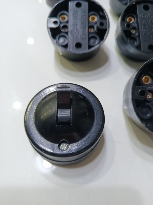 Włączniki bakielitowe bakelit loft PRL retro