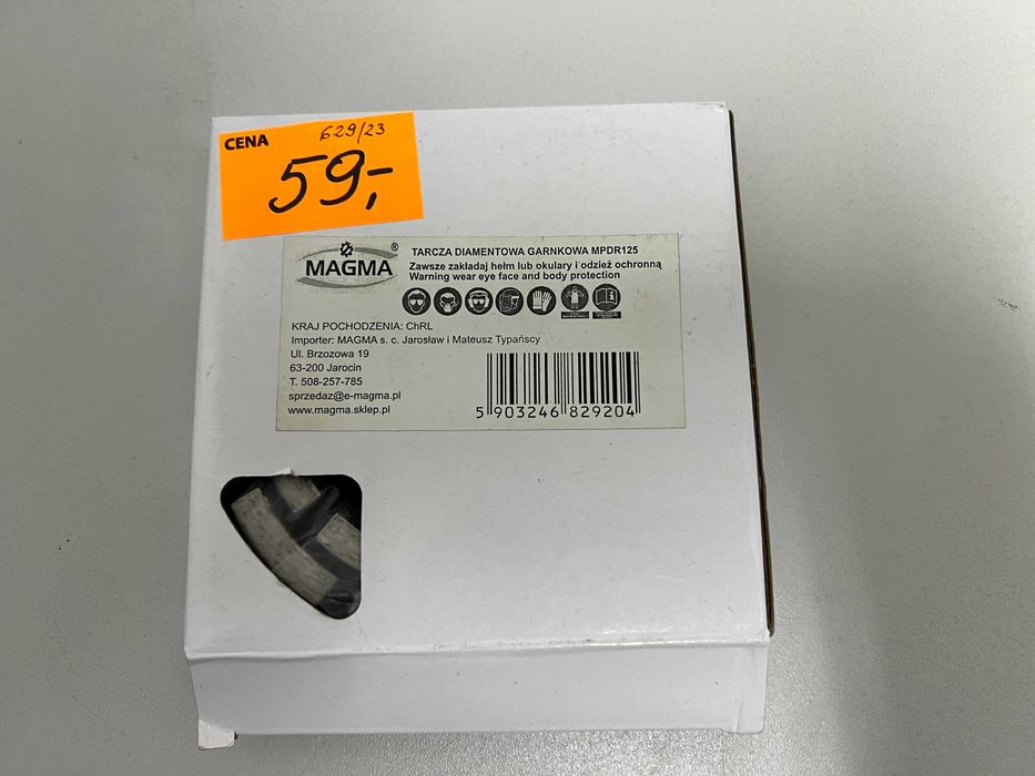 Tarcza Diamentowa Garnkowa MPDR125 * Komis Madej Gorlice