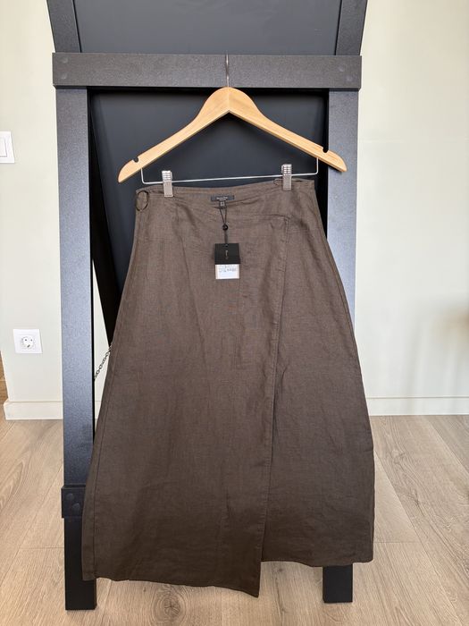 Спідниця юбка Massimo dutti 34, xs 100% льон Массімо Дутті