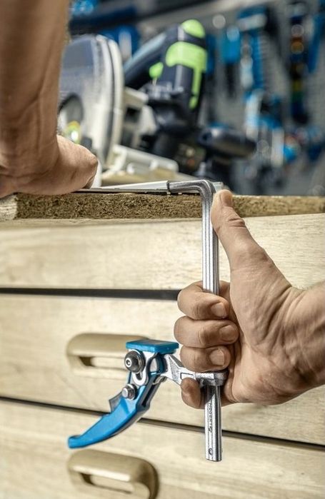 Ścisk Dźwigniowy 160 Mm, Do Szyny Festool Makita Metabo, Hoegert Techn
