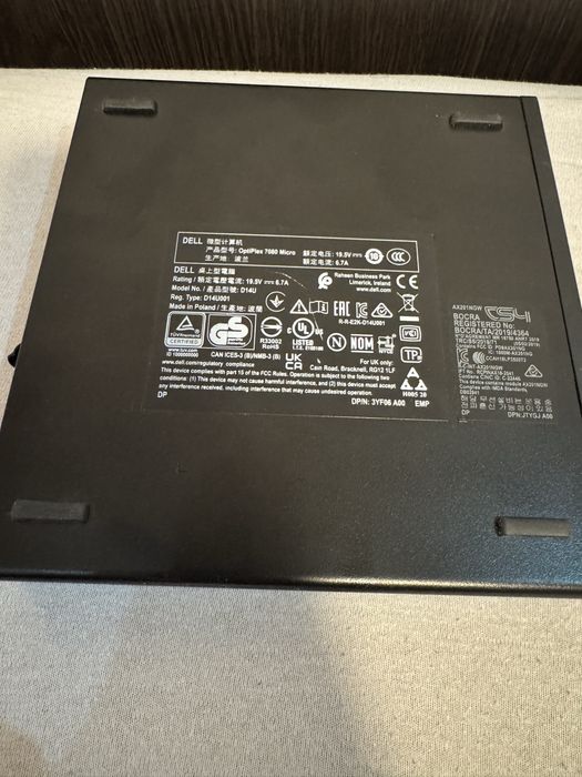 Komputer dell optiplex 7080 micro i5 10500 ssd m2