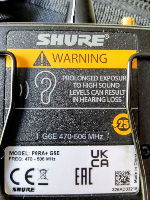 shure PSM 900 G6E + case
