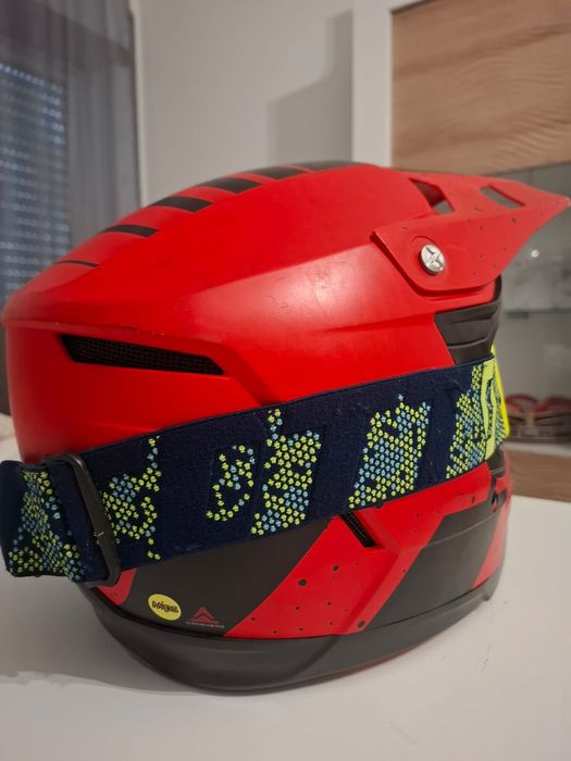 Capacete cross criança (XS) SCOTT + oculos Scott