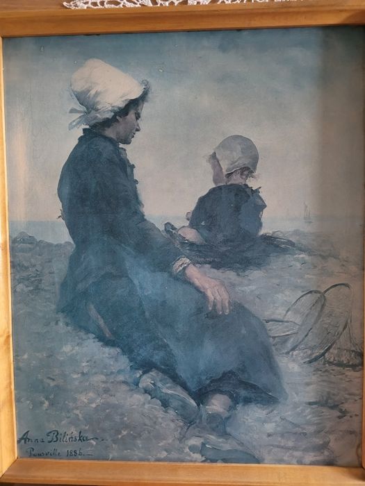 Obraz Nad brzegiem morza z 1886