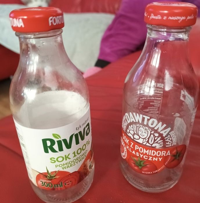 Sprzedam butelki po sokach
