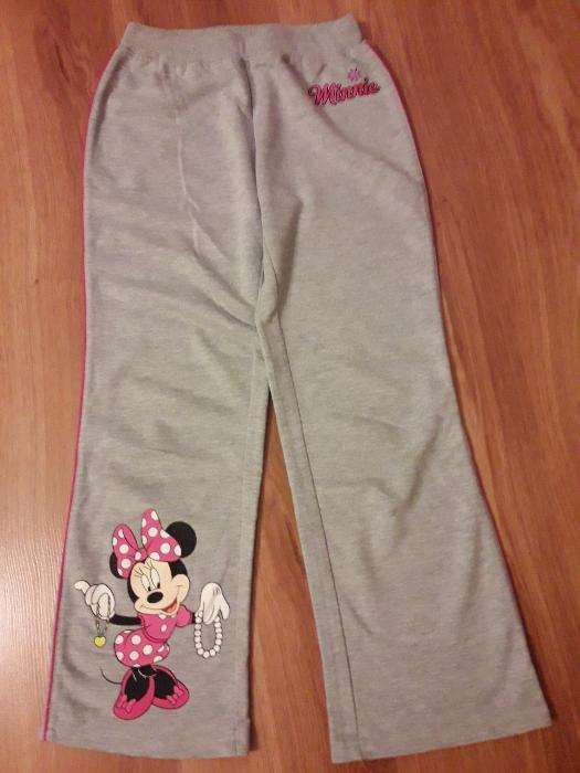 Dresowe spodnie z Myszką Miki, rozm. 134/8 lat