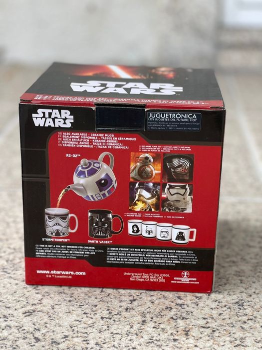 Conjunto de Bule e Caneca BB-8 Star Wars - Novo na Caixa!