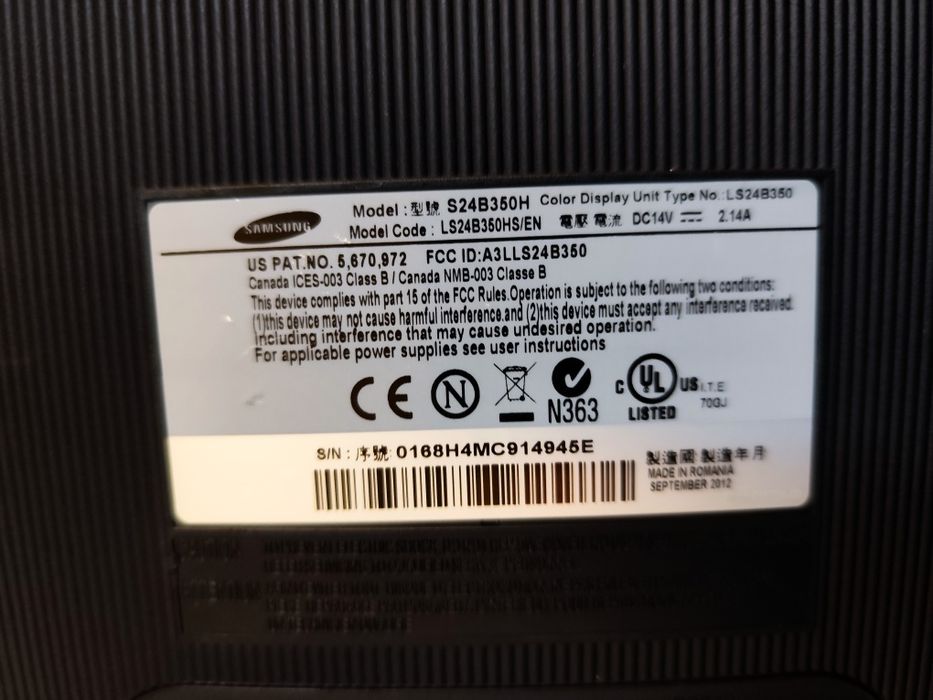 Monitor Samsung 24 cali z Niemiec