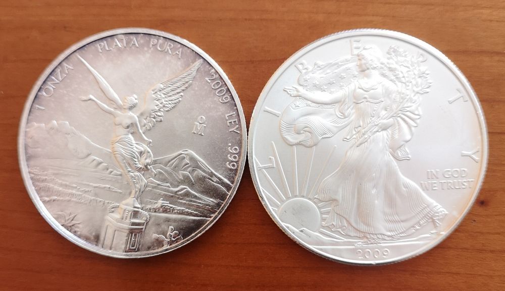 moedas prata onças Libertad e ASE 2009 (#2)
