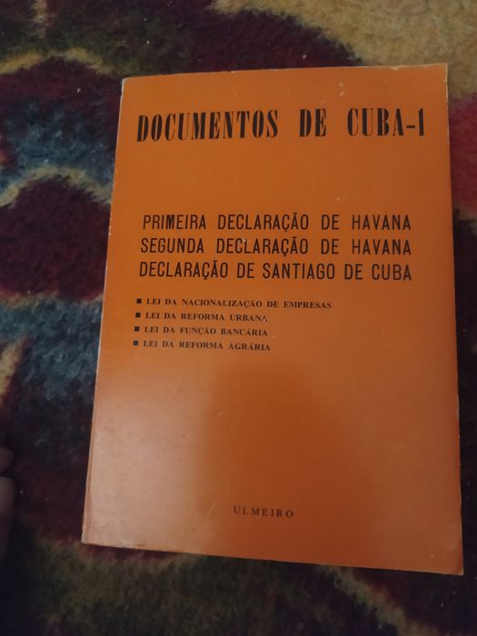 Documentos de cuba declaração de Havana livro histórico