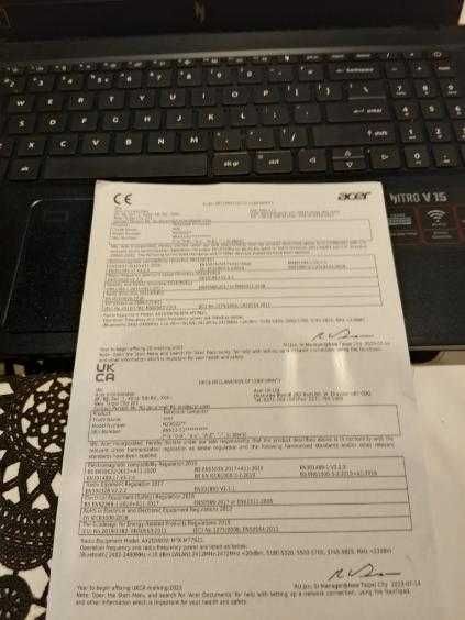 Laptop ACER Nitro Core 5