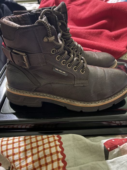 Шкіряні  демісезонні ботінки унісекс тренда Venice