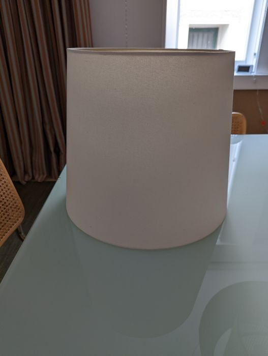 White Linen Table Lamp Shade