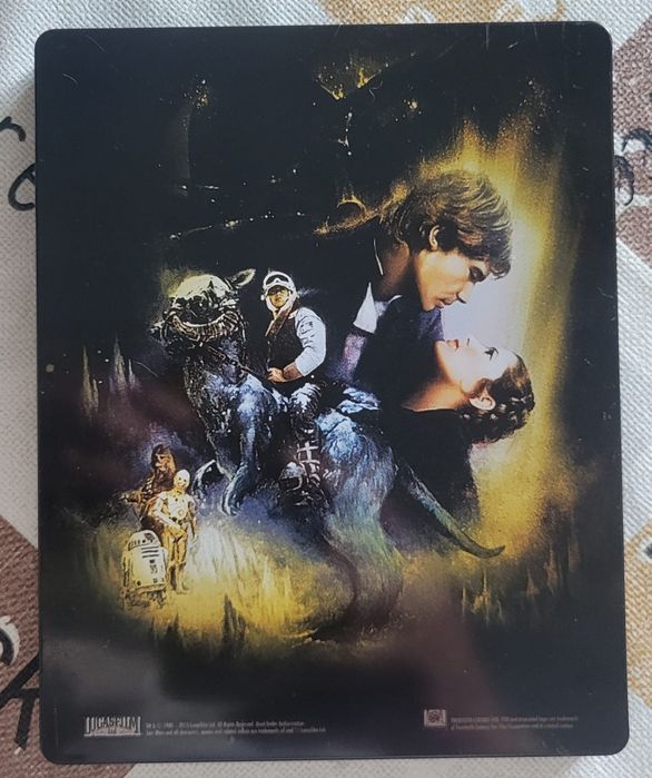 Bluray Star Wars O Império Contra  Ataca Steelbook.