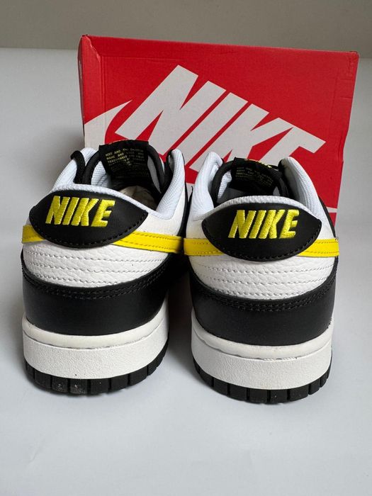Nowe sneakersy męskie NIKE DUNK LOW męskie czarne białe żółte 45,5