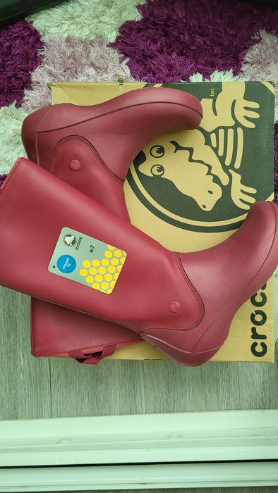 Жіночі гумові чоботи Crocs RainFloe, розмір W7