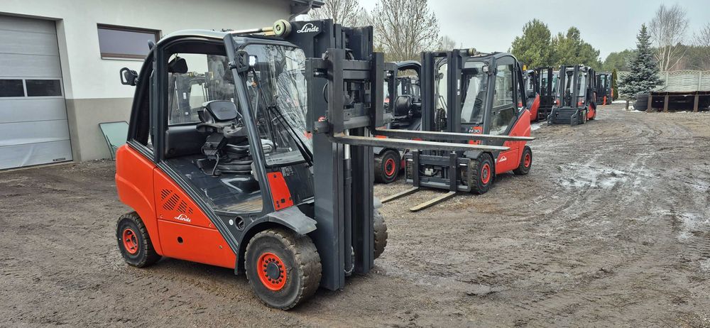 Wózek Widłowy Linde H30D - Diesel - Triplex 4.70 m. - Stan BDB