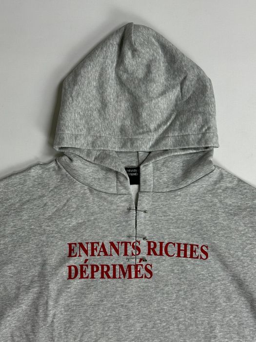 Худі із булавками Enfants Riches Diprimes ERD сіре худи зіпка S M L