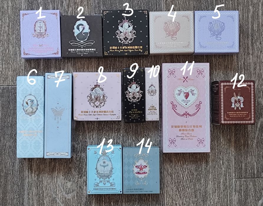 Китайська корейська косметика Flower Knows girlcult judydoll  rom&nd