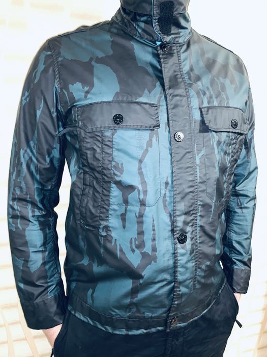 Stone Island Raso Gommato Jacket Reverse Colour Process