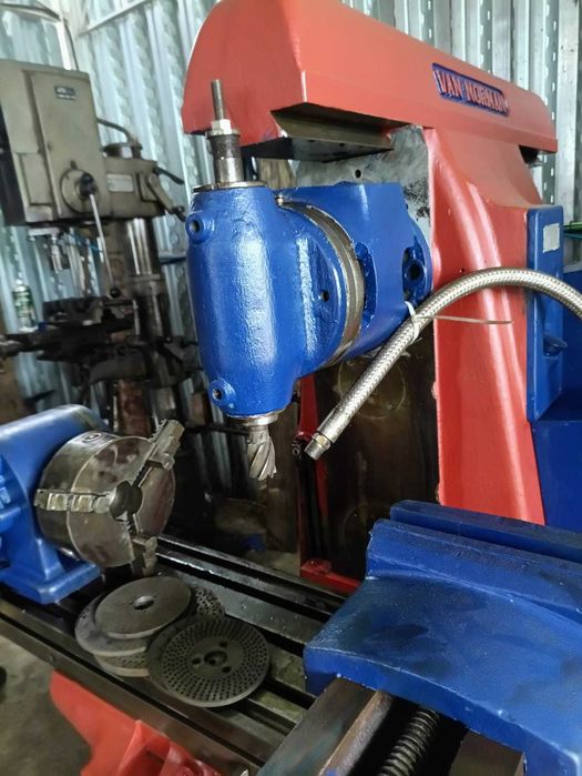 Fresadora Van Norman Máquina Americana Restaurada com Acessórios!