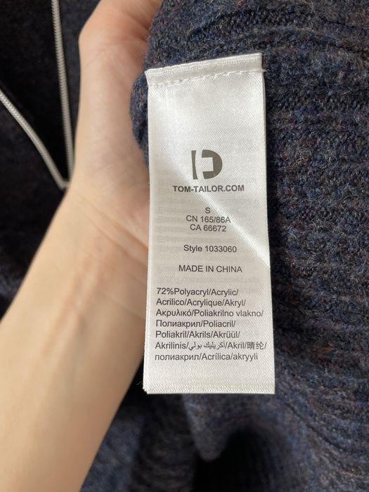Sweter damski z kołnierzykiem Tom Tailor Denim S
