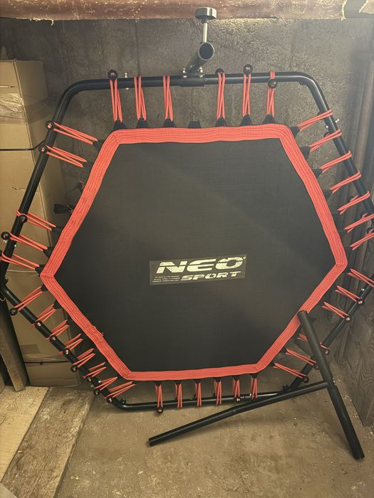 Mini trampolina fitness / rebounder z uchwytem – jak nowa