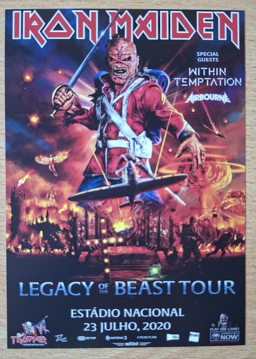 Poster Iron Maiden Legacy Of The Beast Tour