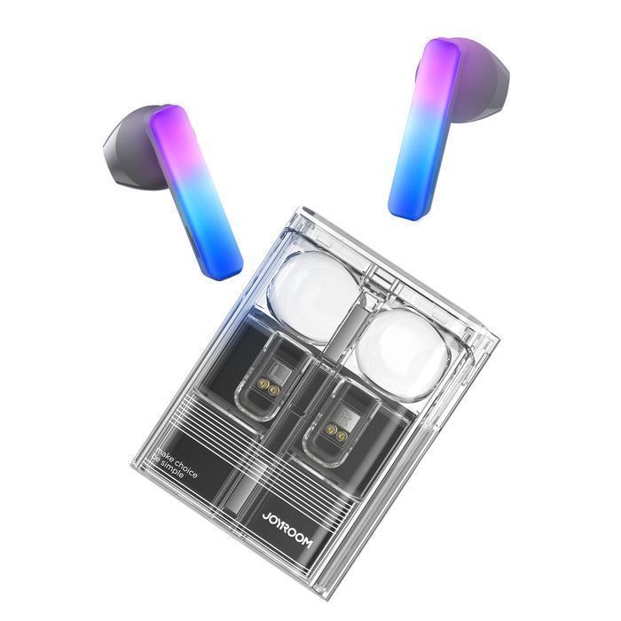 Słuchawki bezprzewodowe TWS Joyroom IceLens Series ze światłami LED