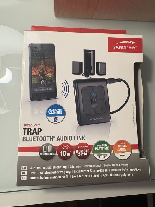 Odbiornik Adapter Bluetooth – Speedlink TRAP Bluetooth Audio Link