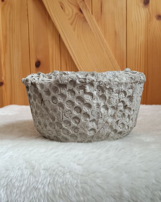 Betonowa doniczka - handmade