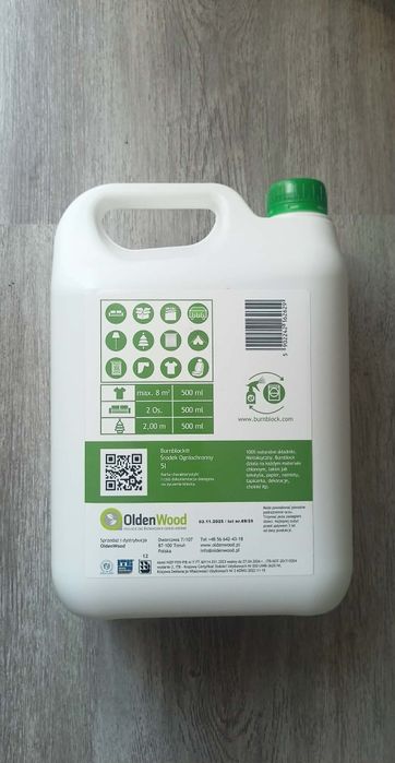 BurnBlock środek ogniochronny impregnat 5L