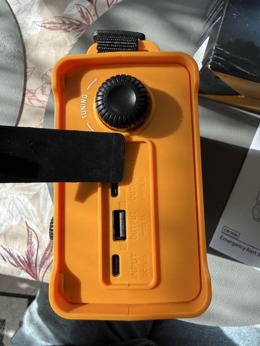 Аварійне радіо ROCAM 12000 mAh сонячна батарея динамо павербанк нове