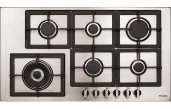 Placa Inox a Gás Rectangular 90cm NOVA!!!