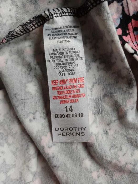 Śliczna kolorowa sukienka Dorothy Perkins rozmiar 42 (R2)