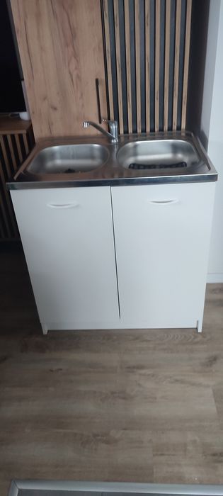 Komplet zlew +bateria+ szafka