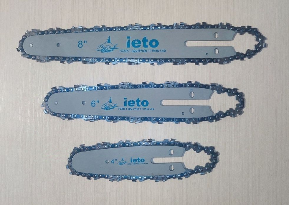 Шина  цепь для аккумуляторной мини пилы сучкореза 4, 6, 8 дюймов