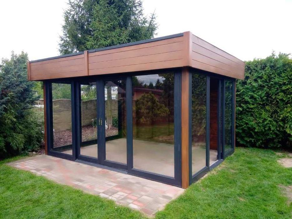 Dostępna od ręki! Altana, ogród zimowy, domek drewniany, oranżeria