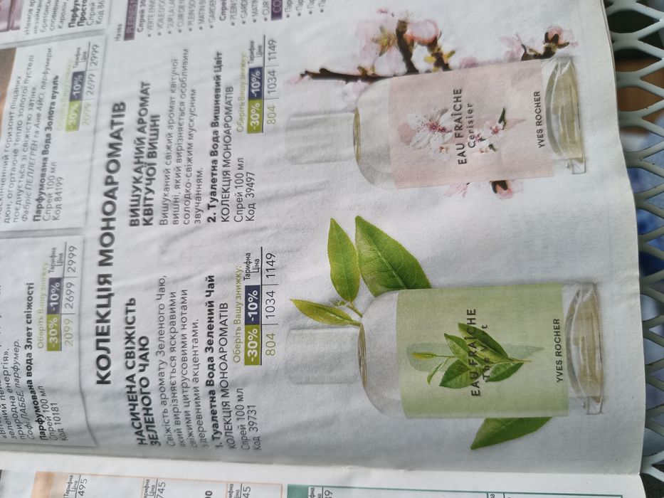 Туалетна вода. Ів Роше.