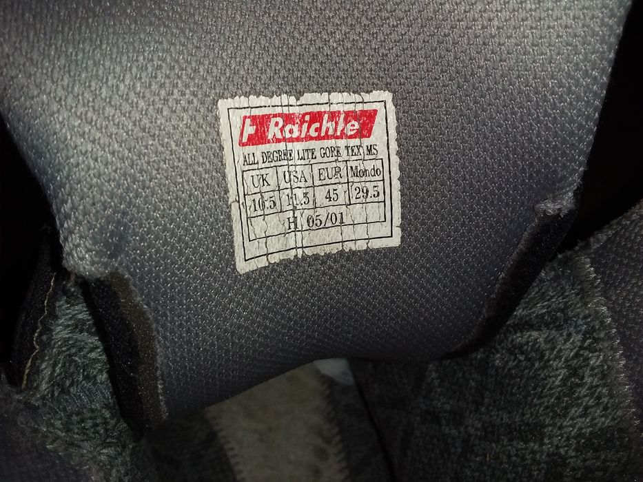 альпинистские горные ботинки  Raichle 44й,меняю на 43 й размер  трекин