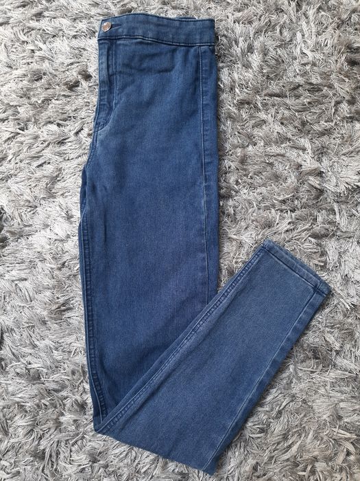 Jeansy skinny damskie z wysokim stanem Sinsay