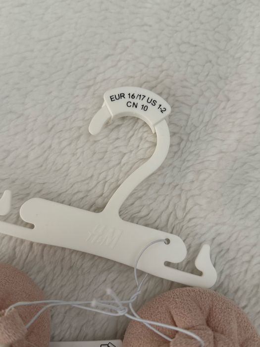 Różowe butciki niemowlece 16-17 h&m