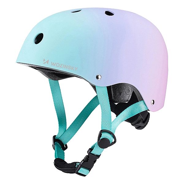 Kask rowerowy BMX/hulajnoga Wozinsky M - gradient różowy